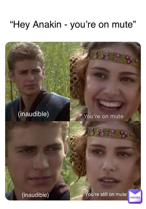 Muted on Zoom