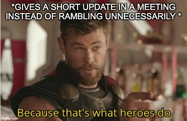 Zoom Meeting Hero Meme